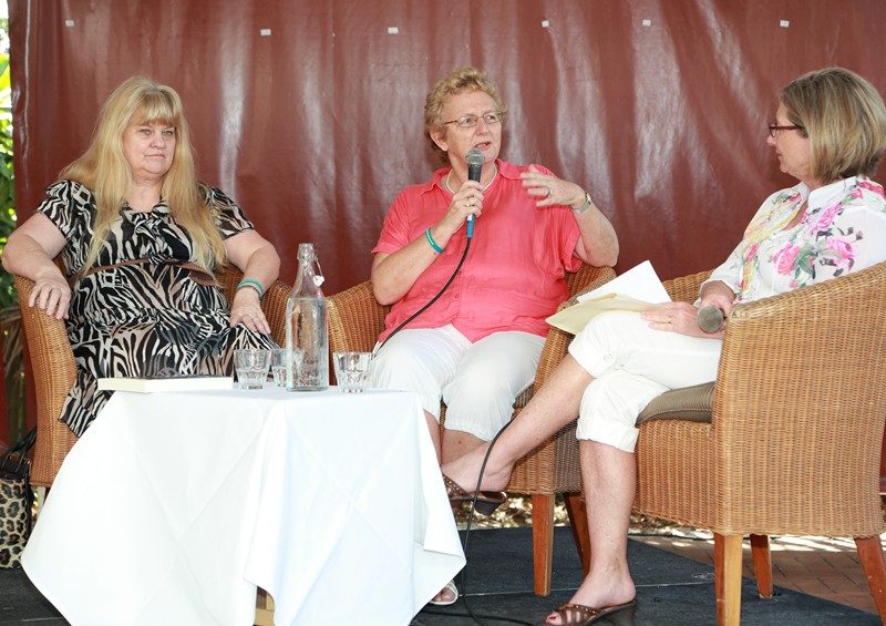 On a panel on non-fiction with Robyn Kienzle in conversation with Helene Young