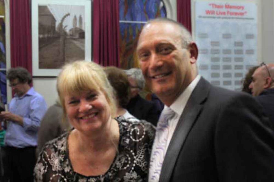 Barbara with John Searle, Chairman Victorian Equal Opportunity & Human Rights Commission, who launched the book at the Jewish Holocaust Centre Melbourne 6/12/12