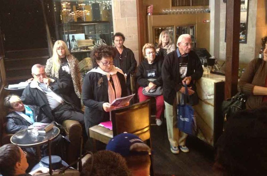 Book signing event at Silk Road, Collins St Melbourne with Pauline Rockman, President Jewish Holocaust Centre speaking 6/12/12