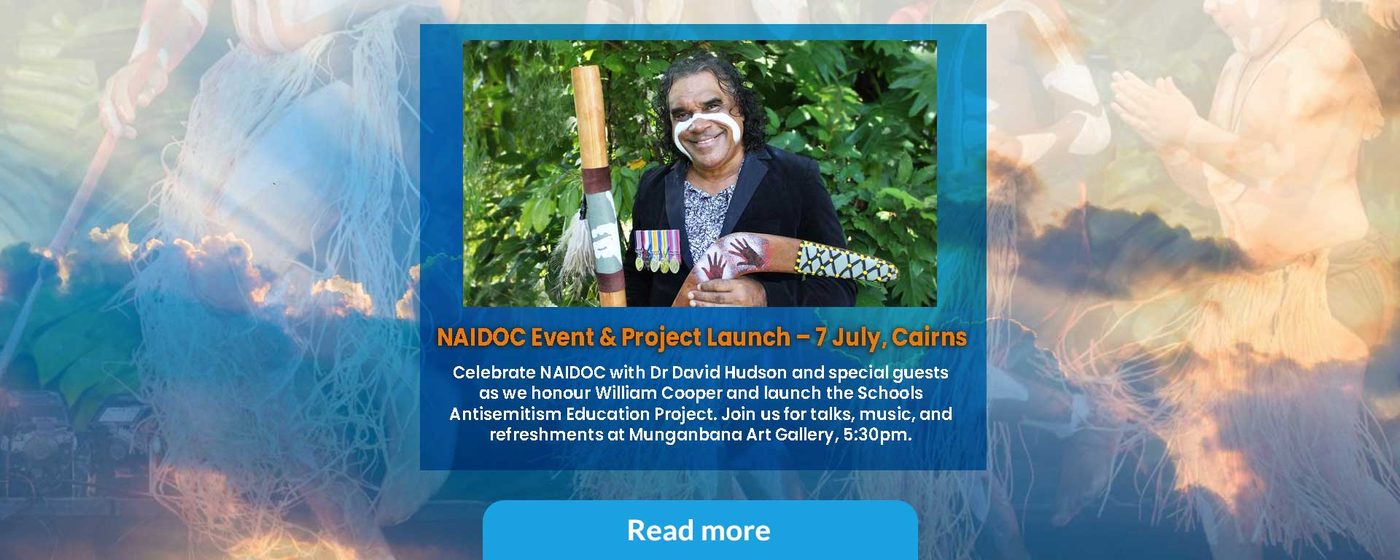 NAIDOC event and project launch, 7 July, Cairns, with Dr David Hudson