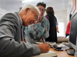 book signing