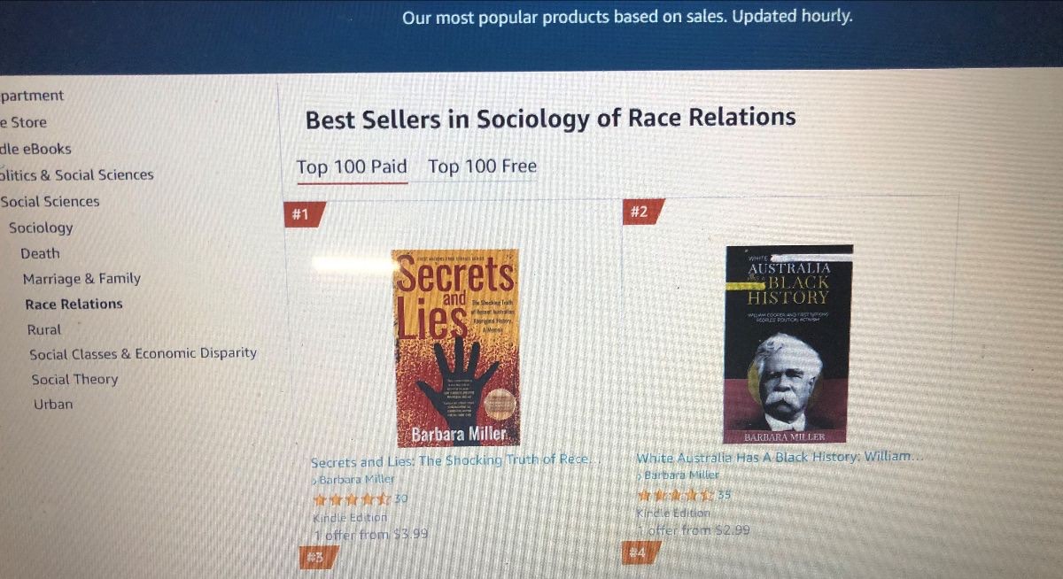 My book Secrets and Lies is often no 1 best seller on Amazon Australia as an ebook in Discrimination Constitutional Law